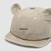 Korean Baby Hat: Spring/Autumn Unisex Toddler Bear Baseball Cap, Cute Soft Brim Duckbill Design