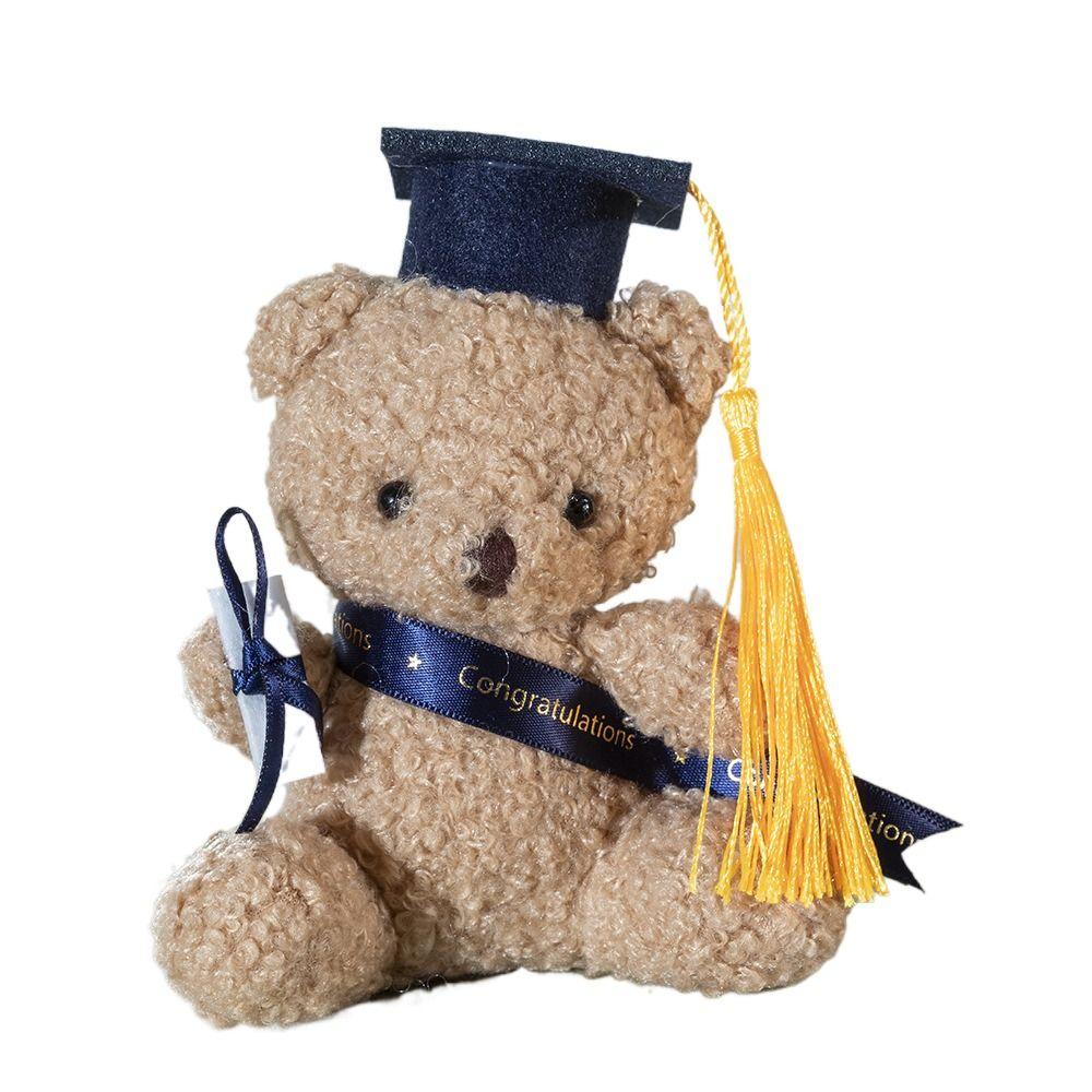 Stuffed Toy Graduation Bear Soft Doll Doctor Bear Plush Toy Students Kindergarten Gifts