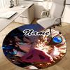Personalized Demon Slayer Round Chair Office Rug - Perfect for Mat, Office Chair & More - Ideal Gift for Birthdays and Holidays