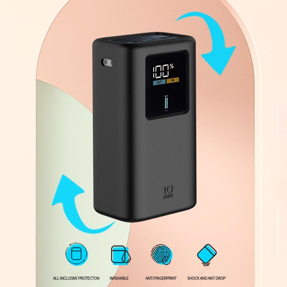 Shockproof Silicone Case Carrying Case for CUKTECH Model 10 Mini 10000mAh 55W Power Bank Travel