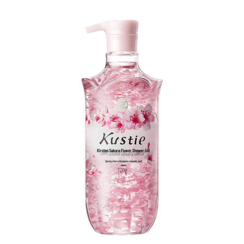 Kustie Cherry Blossom Petal Shower Gel