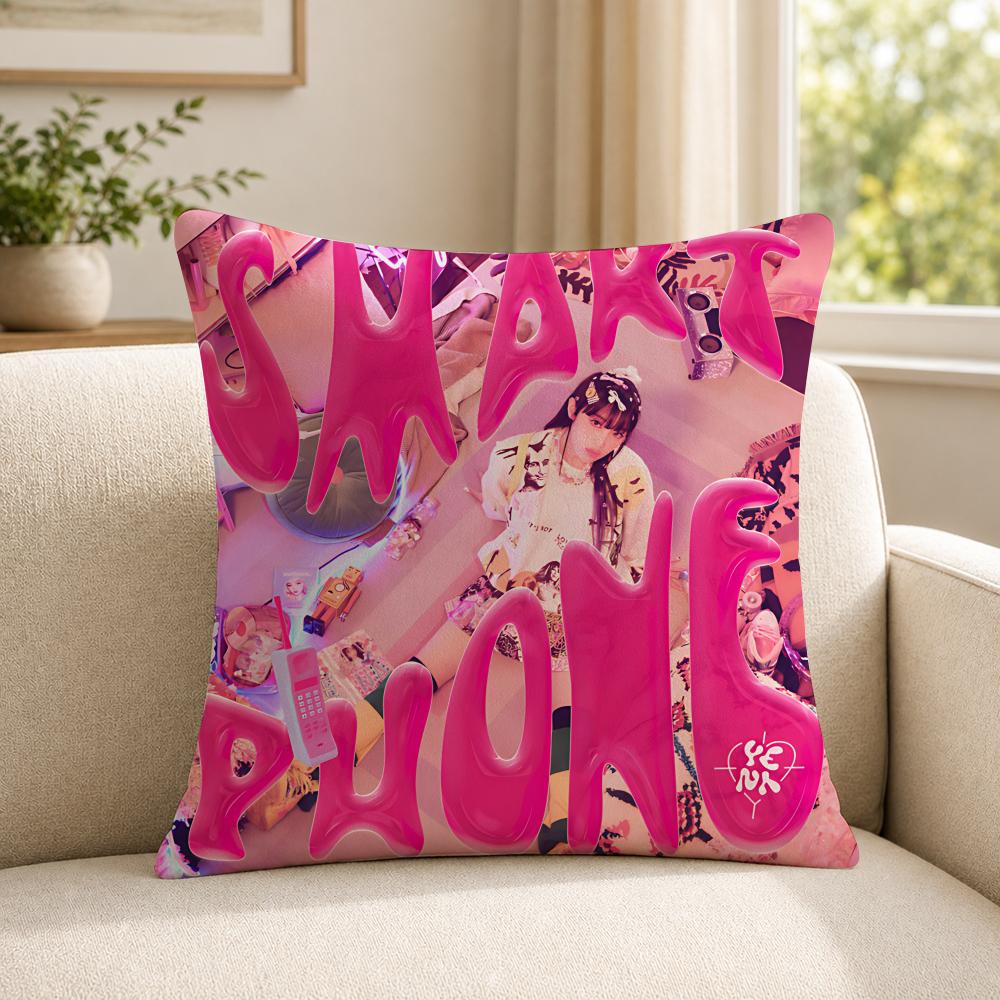 Kpop YYENA Cushion Cover Soft Short Plush SkinFriendly Cushion Case for MultiScene Use