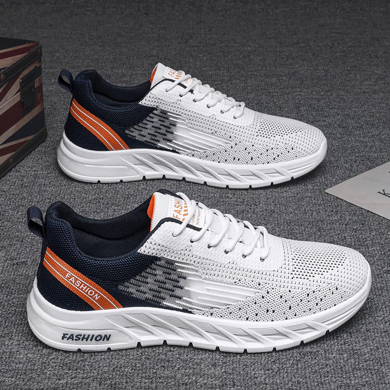 New Men's Sneakers Summer Mesh Casual Running Lace Up Soft Sole Tennis Men Breathable Fashion Sports Shoes Zapatillas Hombre