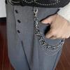Zinc Zinc Zinc Alloy Rivet Studded Pants Chain Double-layer Punk Belt Chain Retro Jeans Chain  Steet