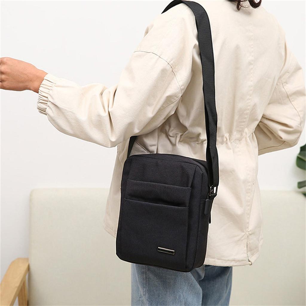 Canvas Messenger Τσάντα Laptop Τσάντα για Άντρες Γυναίκες Για Σχολική Εργασία Ταξίδια