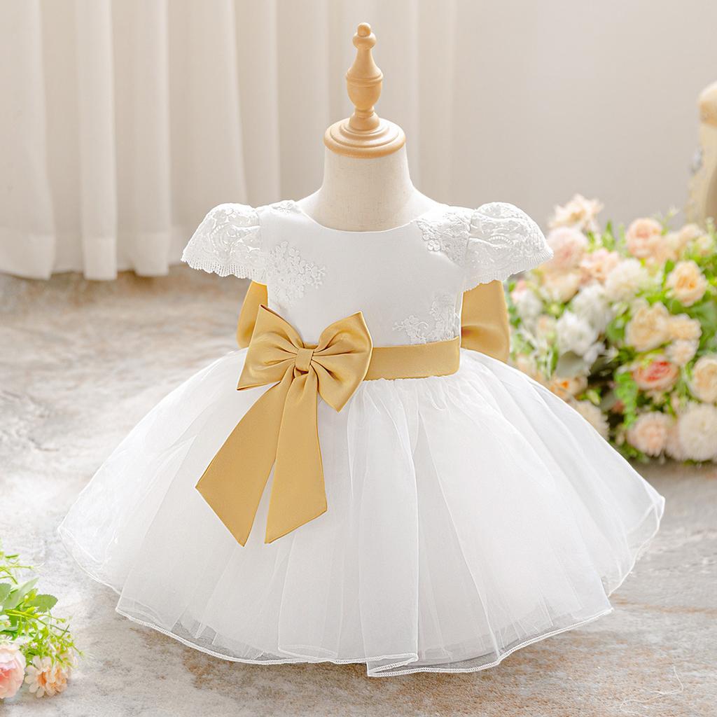 0-3Y Christmas Dress Newborn Baptism Wedding Dress for Baby Girl First Birthday Party Wear Toddler Girl Christening Gown Clothes QL003