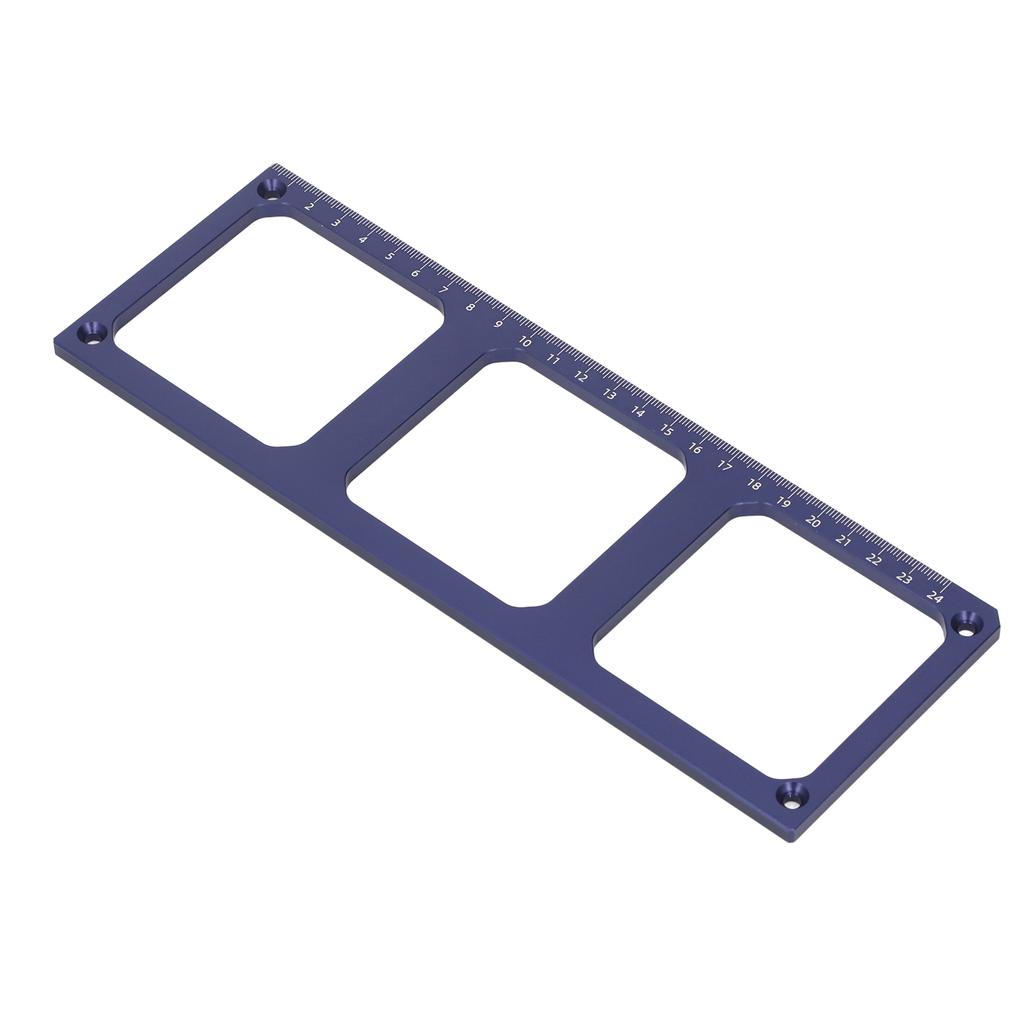 86 Switch Socket Opening Template 3 Holes Aluminium Alloy Accurate Switches Socket Hole Opening