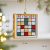 Cross Border Creative American Retro Oil-Coated Irregular-Shaped Christmas Tree Decoration Pendants