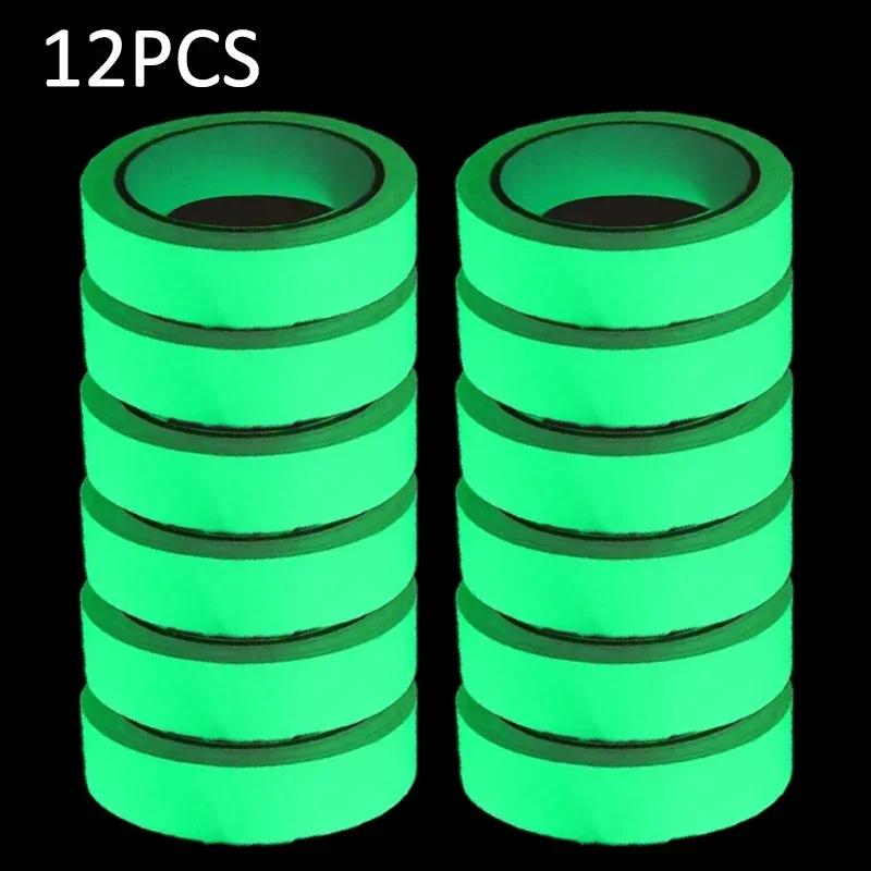 3M Glow In The Dark Tape Luminescent Emergency Luminous Photoluminescent Stickers For Safety Egress Marker Stair Steps Exit Sign
