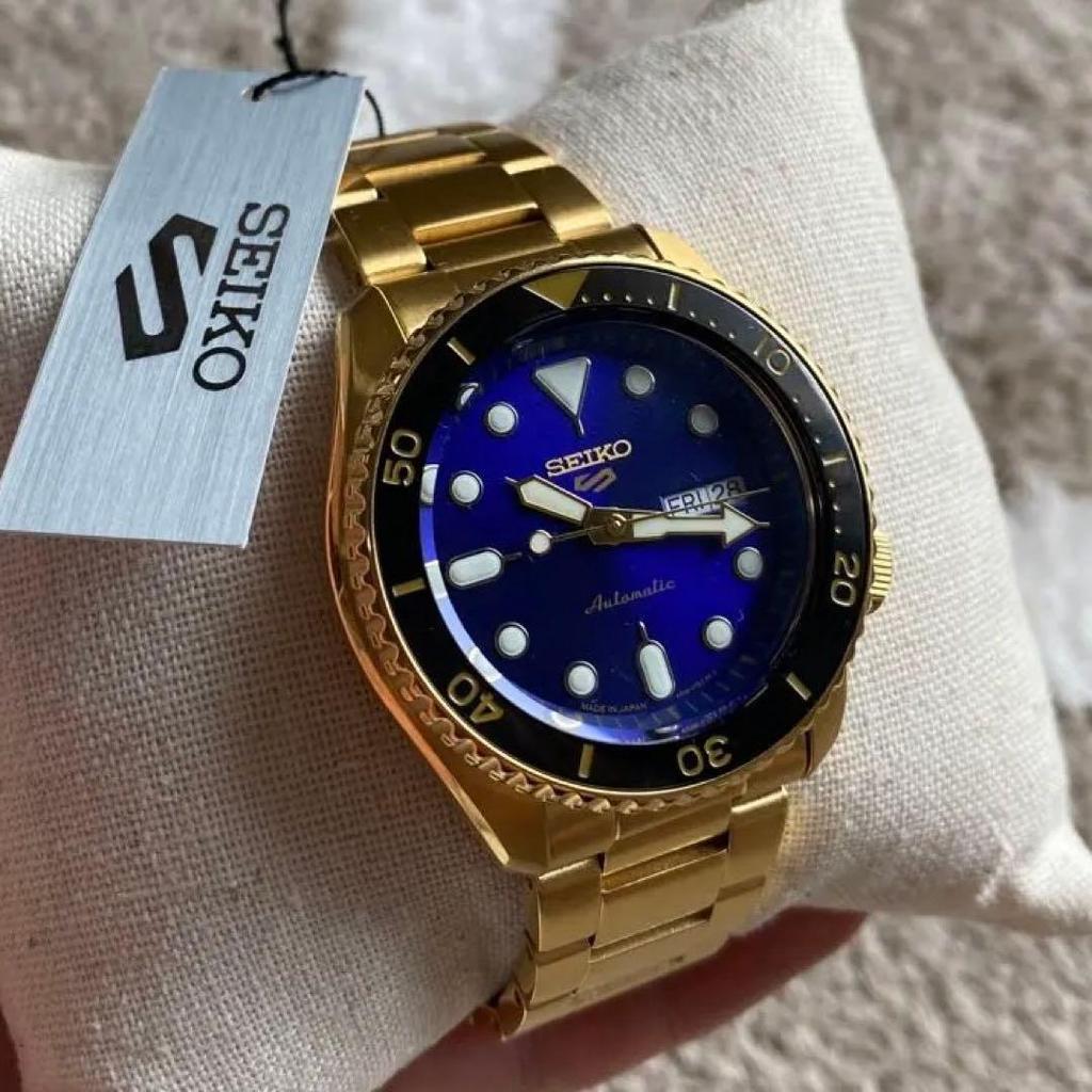 Used Rare Seiko 5 SRPK20 US Exclusive Unused Submariner-style