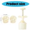Hand Pressed Mooncakes Mold Cookie Stamp Bean Pastes Cake Molds ABS Pastries Dessert Mould for Baking Enthusiasts