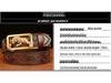 Tiger Engraved Automatic Buckle Cowhide Men's Zodiac Belt - Casual Retro Style