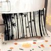 Bamboo Pattern Rectangle Pillowcase Suitable For Sofa Bedroom Car Pillow Cover Cushion Rectangular Back Cushion
