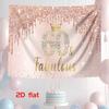 2D Diamond Crown 60 Fabulous 60th Birthday Party Background