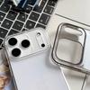 Ultra Thin Crystal Transparent Case For iPhone 17 Air 16 15 14 13 12 Pro Max Plus 17Pro Simple Plain Color Hard PC Armor Cover