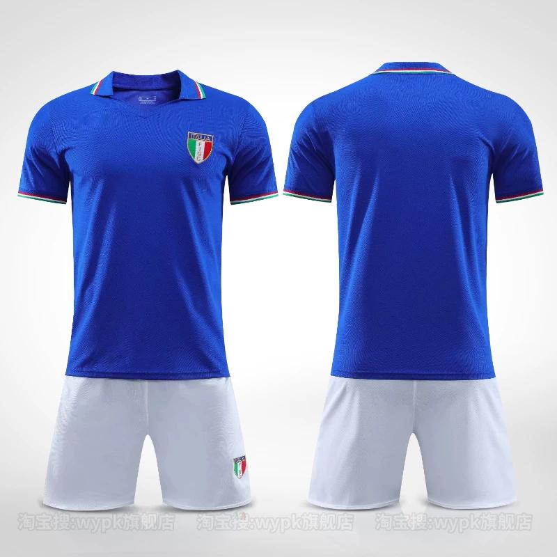 1982 Italy Home Jersey with Team Badge 24