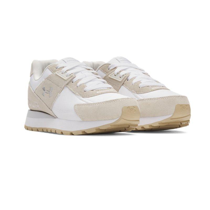 Under Armour Essential Height Increasing Low top Casual Shoes Women's Ivory Sneakers 3028409-108