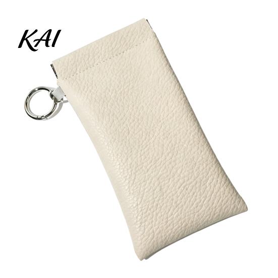 Fashion Glasses Container Portable Faux Leather Sunglasses Bag with Hook for Women, Compact Organizer Anti Lost Holder Eyewear Lipstick And