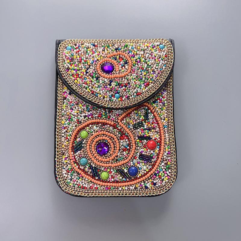 Boho Vintage Veske - Flerroms premium tekstur myk moteriktig allsidig håndlaget dusk risperler