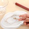 2PCS Artistic Ceramic Trays with Cloud Shape for Modern Home Enhancement and Photo Event Blending Seamlessly Anywhere