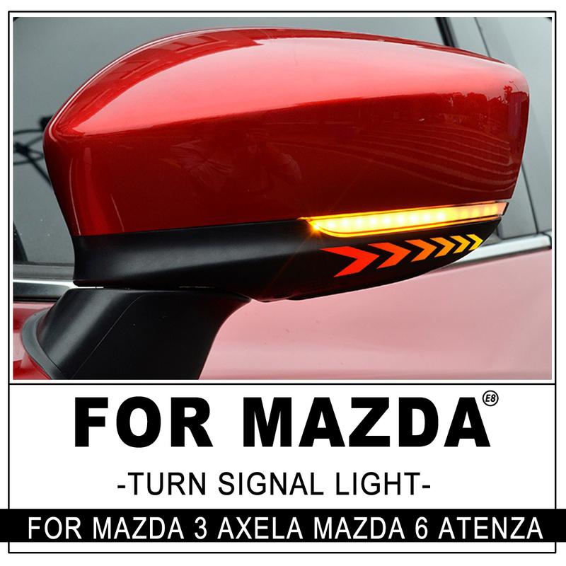 Dynamic LED Turn Signal Light Indicator Car Rear View Side Mirror Blinker For Mazda 3 Axela Mazda 6 Atenza 2016 2017 2018