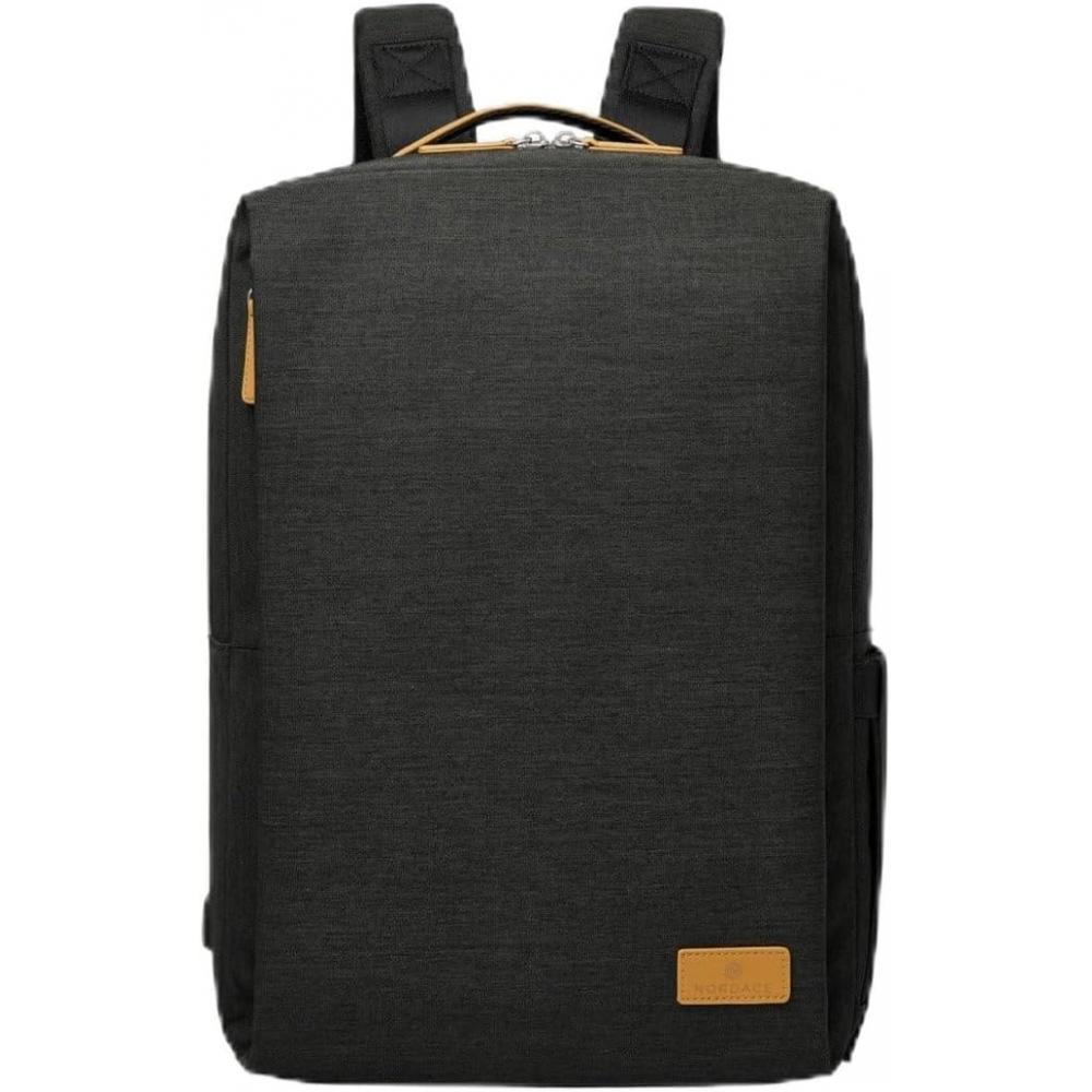 Nordace Smart Rucksack 15 Zoll USB Ladefunktion Schwarz Braun Siena Pro
