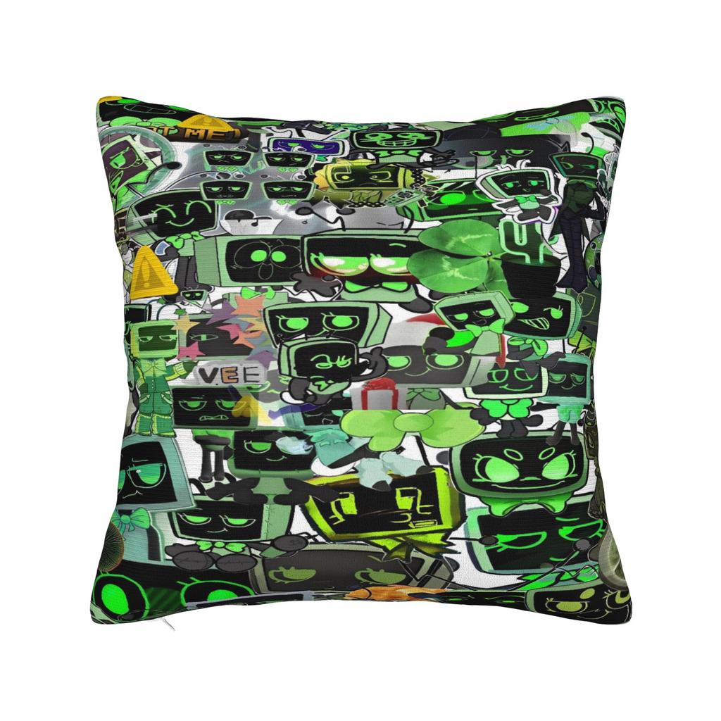 Dandys Värld Spel Tecknad Kuddfodral Mjuk Kuddefodral Mode Kuddfodral För Soffa Sovrum Heminredning