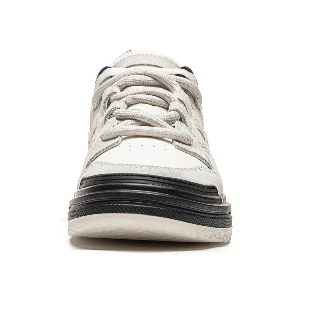 Li Ning Classic Versatile Fleece Lined Warm Wear Resistant Non Slip Mid Top Skate Shoes Men Skate Shoes AECV029-3
