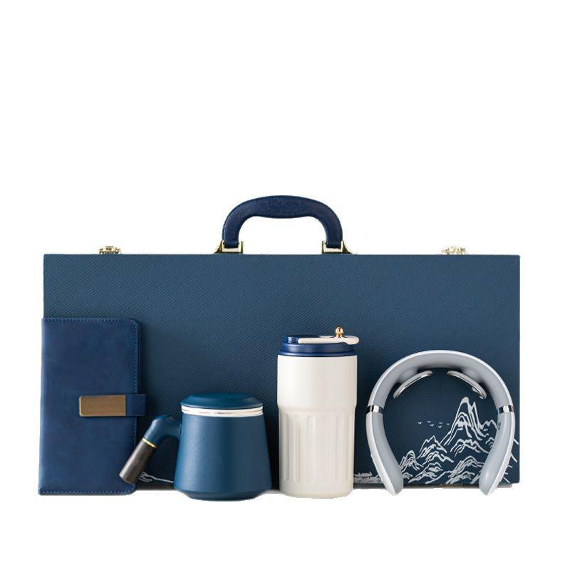 Haofeng Executive Gift Box with Tea Set & Massager