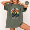 Dad Shirt, Ebike Dad Battery Full Patience Empty Tee, Comfort Colors® Funny Cycling Gift for Dad, Fathers Day Graphic Tee