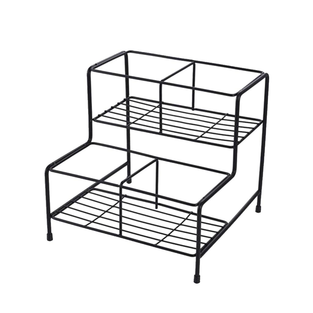 Suporte para exibição de garrafas de xarope, porta-vinhos para bar, prateleiras de metal para armazenamento, organizador de temperos, porta-especiarias para armário, bancada de café