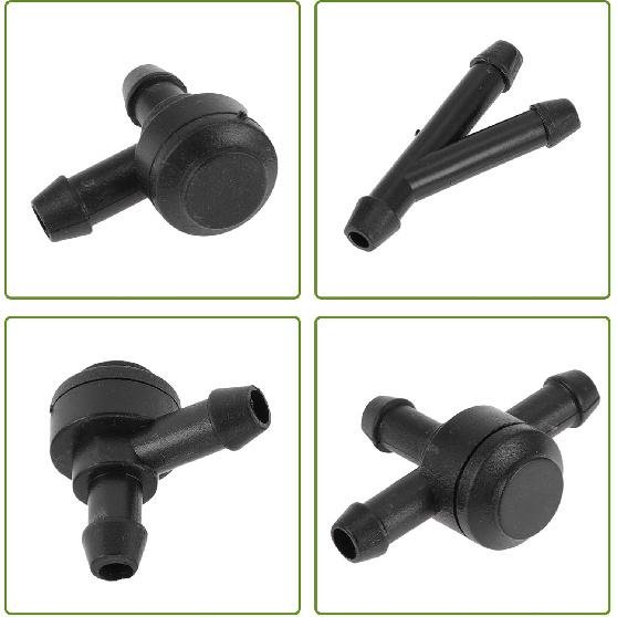 No.31391513/9178897 Windshield Washer Nozzle for Volvo Black Front Windshield Spray Nozzles Wiper Spray Washer Jet Plastic 1Set