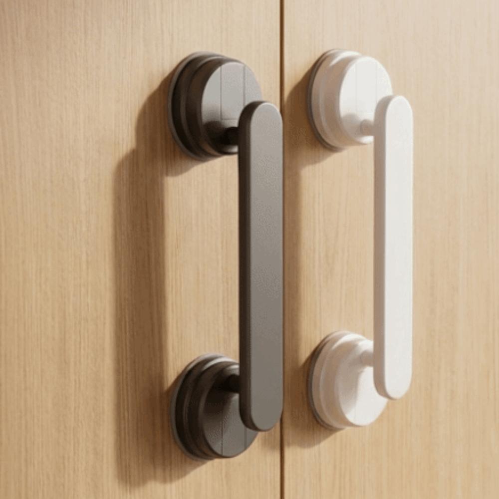 1/2Pcs Waterproof Suction Cup Door Handle Removable Bathroom Shower Auxiliary Handle  Bathroom