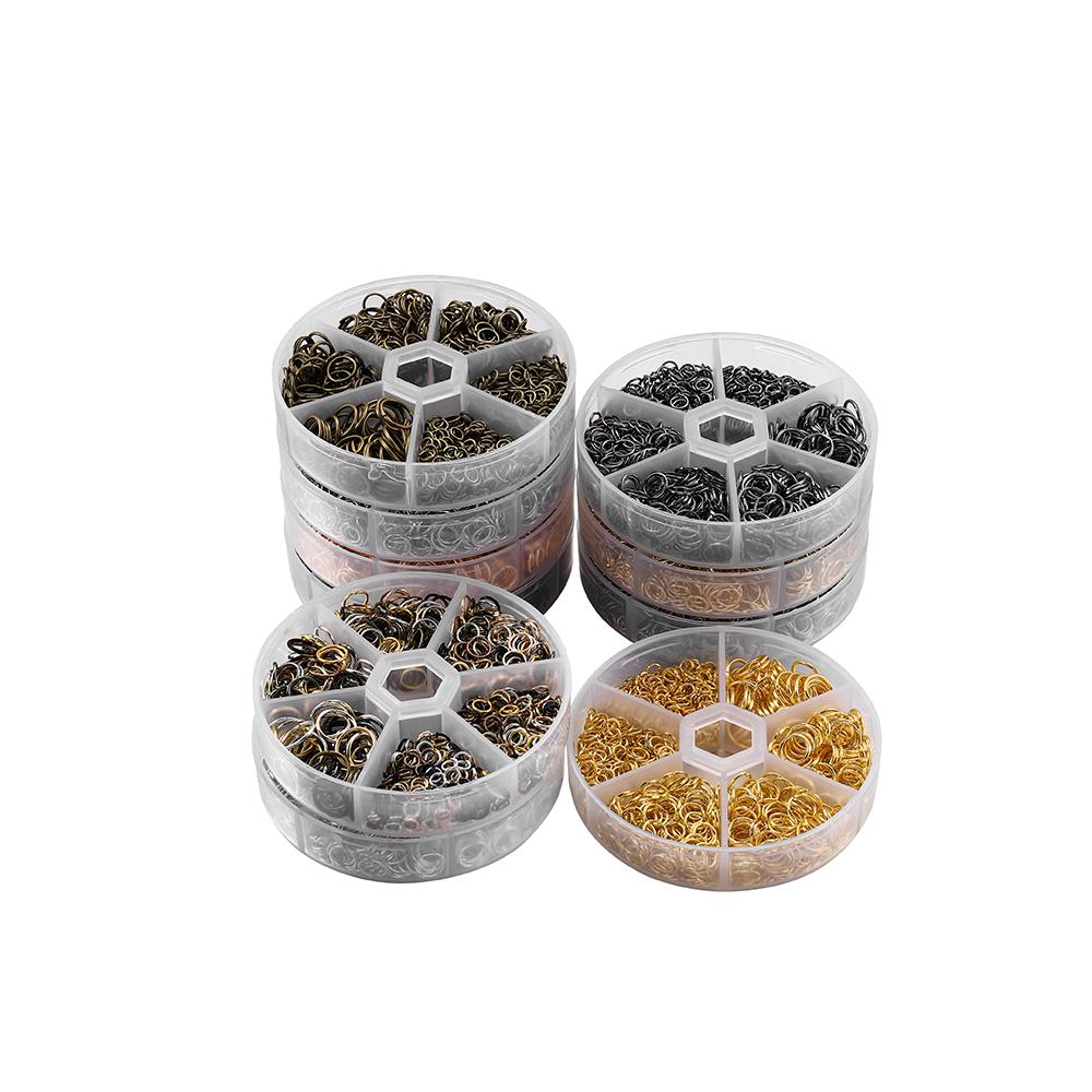 1050pcs Open Jump Rings  4/5/6/7/8/10mm Split Rings Connectors for DIY Necklace Bracelet Jewelry Accessories