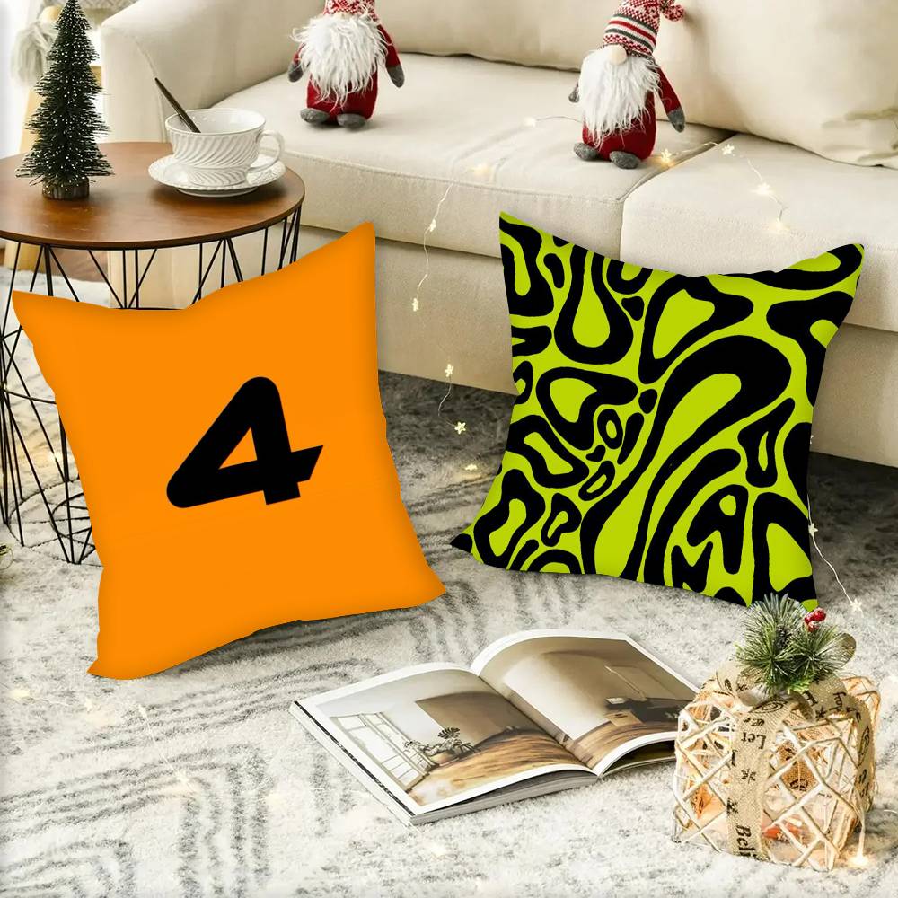 Famous racing L-LandoS car N-Norris COOL  Pillowcases cushion covers living room sofas home decor gifts