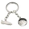 Fantastic Metal Key Ring Keychain Cool Sports Football Soccer Shoe Lovely Keyring