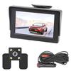 OBEST Backup Camera Monitor Backup Camera LCD Super Night Vision Guideline Image Extension Cable Rear Camera and Front Camera Cigarette Lighter Power