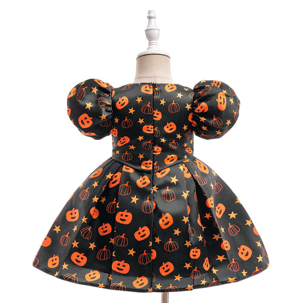 Halloween Dresses Flower Girls Prom Dress Toddler Baptism 1st Birthday Dress Baby Girl Clothes Princess Wedding Party Kids Costume