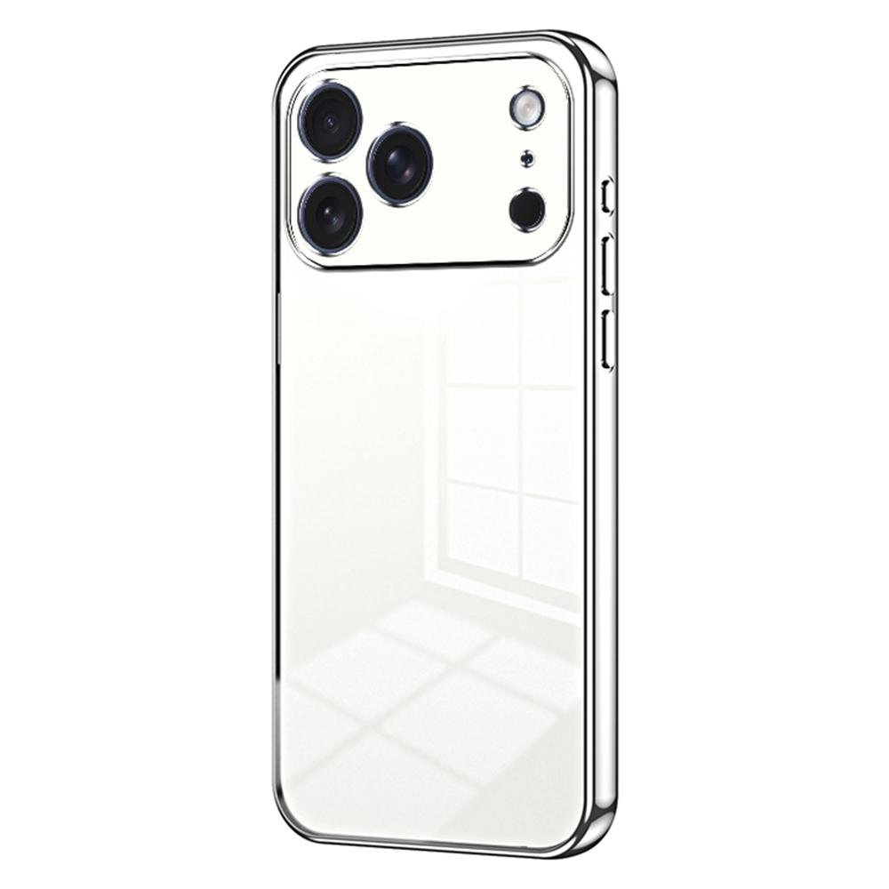 Etui do iPhone 17 Pro Max z galwanizowaną ramką, miękkie etui TPU na telefon