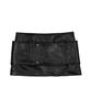 Eonibeu Leder Minirock Schwarz
