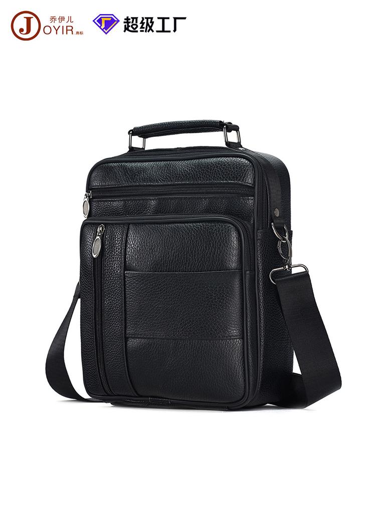 Men's Satchel Trendy New Cowhide Shoulder Bag Business Leather Men's Messenger Bag Casual Fashion Men's Bag