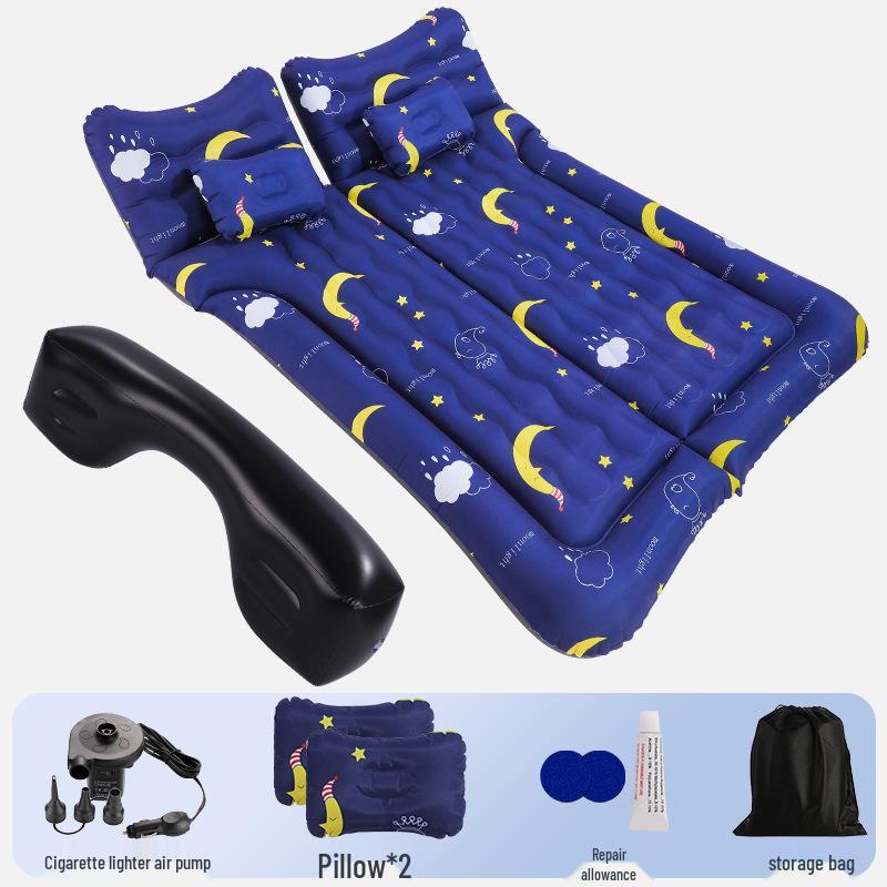 SUV Rear Seat Inflatable Mattress: Travel Bed for Self-Driving Tours and Off-Road Vehicles