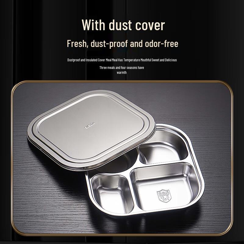 304 Stainless Steel Divided Lunch Box Set