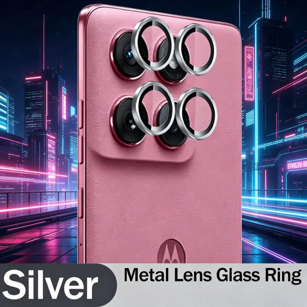 HD Metal Alloy Ring 9H Tempered Glass Lens Protect For Motorola Signature Edge 70 Fusion+ Pro Ultra 60 G87/77/67/57/47/37 Cover