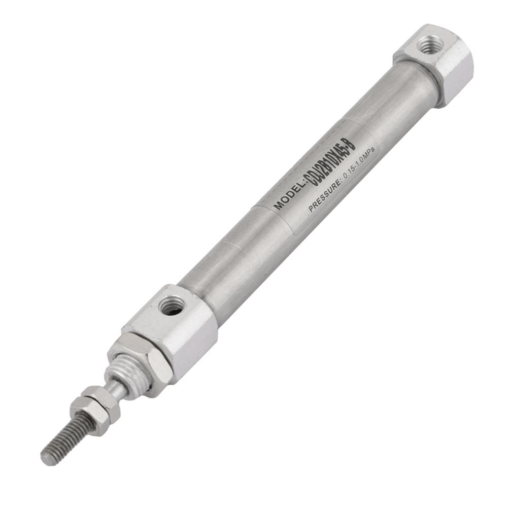 CDJ2B10, 45B Cylinder, Stainless Steel, Double Effect Pneumatic Cylinder with 10mm Diameter, 45mm Stroke, Life, Quieter