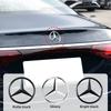AABGU1 9cm Car Rear Decal Trunk Emblem Sticker For Mercedes Benz S320 W164 W203 W204 W168 C180 E320 A200 CLA CLK CLS M