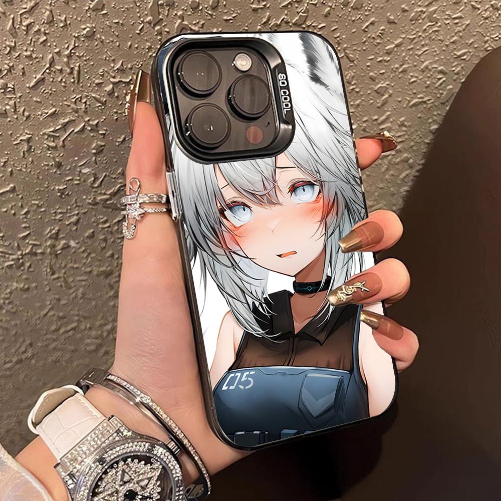 

Arknights Grani Translucent Mobile Phone Case for iPhone 17 16 15 14 13 12 11 X XR XS Air Pro Max Plus Colorful Cover iPhone X