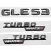 Letter Car Fender Rear Trunk Badge Sticker Logo GLE53 Turbo 4MATIC Emblem For Mercedes Benz GLE 53 AMG W167 W166 Accessories XH4