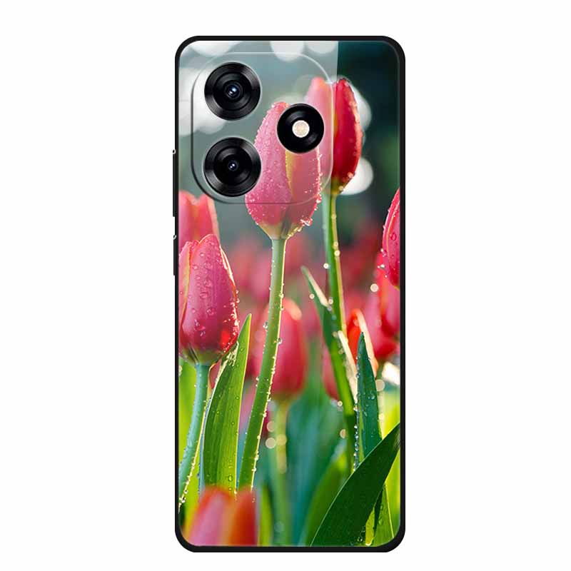 Glass Case For Honor X5c Plus Case Soft Bumper Hard Tempered Glass Back Cover For Honor X5c Plus Play 10A Phone Case X 5 C Plus
