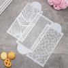 Wheat Spike Pattern Lace Border Sugar Sieve Mold Fondant Printing Cake Stencil Baking Templates